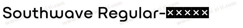Southwave Regular字体转换